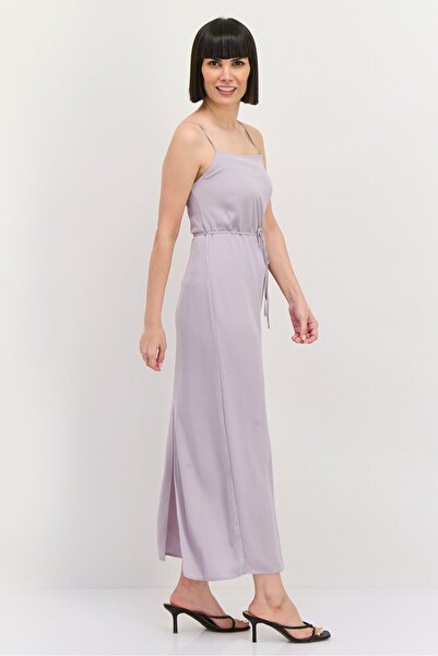 Calvin Klein Women Plain Midi Dress, Purple