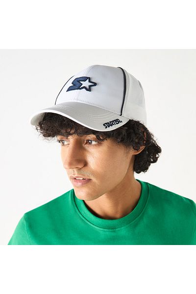 Starter Starter Logo Embroidered Cap with Buckled Strap Closure