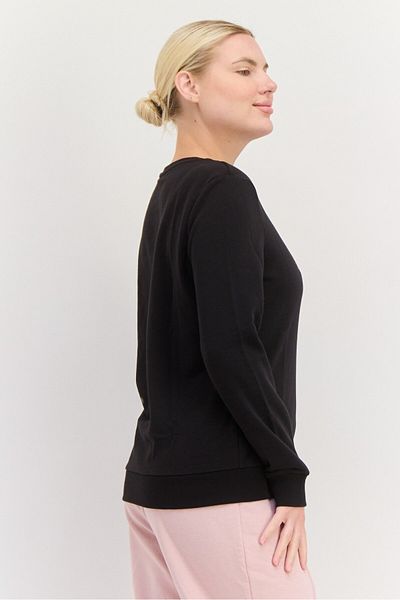 Puma Women Sportswear Fit Long Sleeves Training Sweatshirt, Black