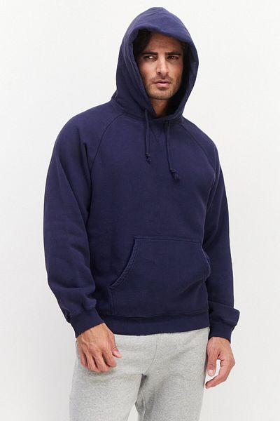 Champion Men Sportswear Fit Patch Logo Outdoor Sweatshirts, Navy