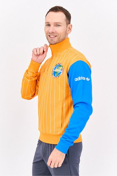 adidas Men Sportswear Fit Long Sleeves Outdoors Sweatshirt, Orange