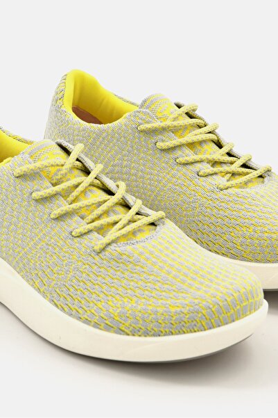 Legero Women Weite G Balloon Lace Up Sports Shoes, Yellow