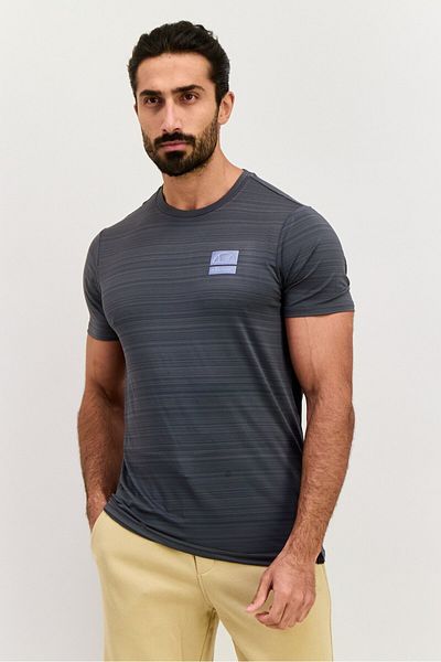 Ellesse Men Sportswear Fit Short Sleeves Training T-shirt, Dark Grey