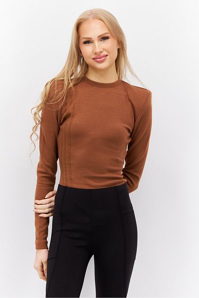 adidas X Ivy Park Women Sportswear Fit Long Sleeves Outdoor Bodysuit, Brown