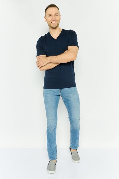 GAP Men Slim Fit Wash Stretchable Denim, Blue