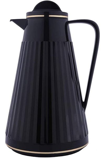 ALSAIF Coffee And Tea Vacuum Flask From Deva Size: 1.0 L Color: Black