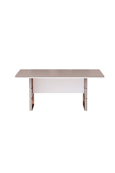 Mahmayi Zelda Conference Table | Office Conference cum Meeting Table, Light Concrete_180cm