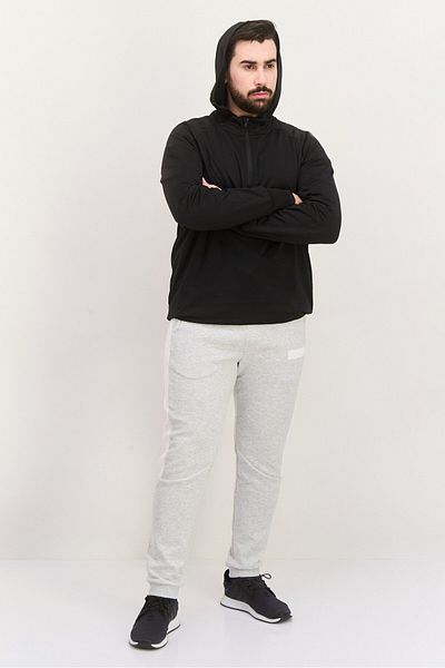 gaiam Men Slim Fit Long Sleeves Training Hoodies, Black