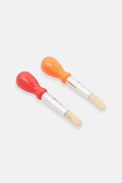 Micador 2 Piece Bubblegum Brushes, Red
