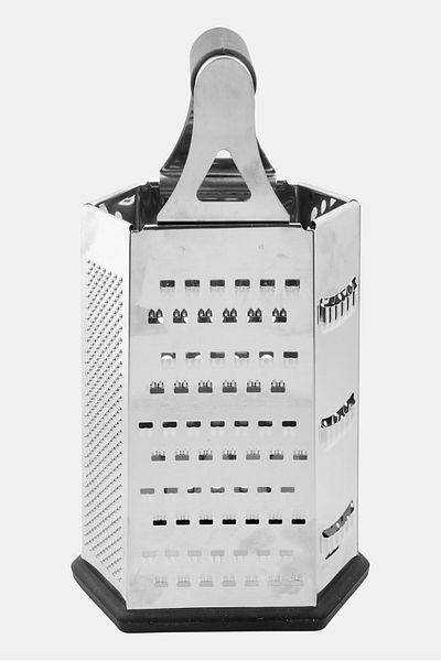 Bombay Stainless Steel 6 Sided Grater, Sliver