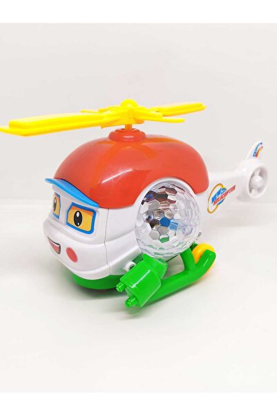 admay Sevimli Işıklı  Sesli Helikopter Oyuncak  22 cm