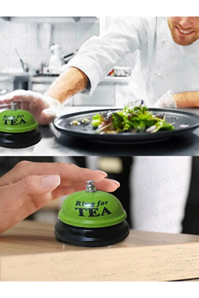 FRT Resepsiyon Zili 8 Cm Metal Restoran Otel Zili Zil Masaüstü Dekoratif