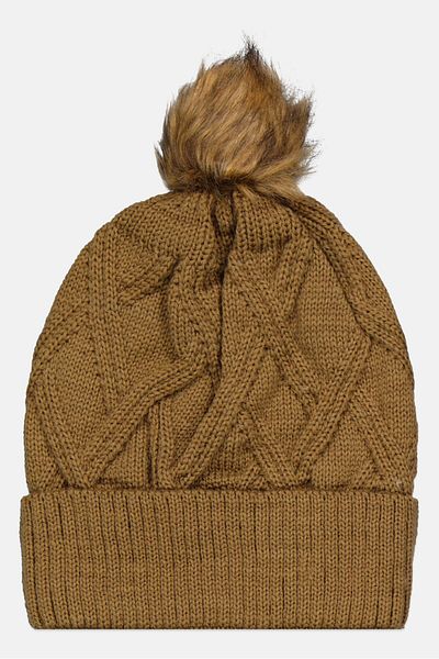 Royal Deluxe Women Knitted Pom Pom Beanie Hat, Assorted
