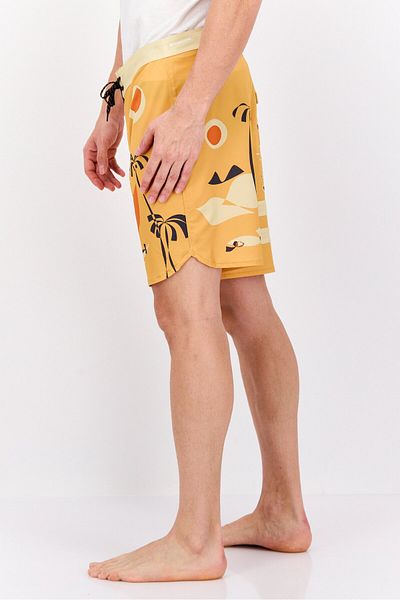 Hurley Men Graphic Board Shorts, Yellow Combo