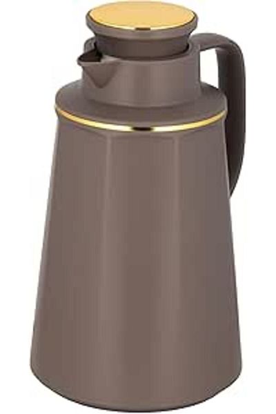 ALSAIF Coffee And Tea Vacuum Flask From Deva Size: 1.0 L Color: Brown