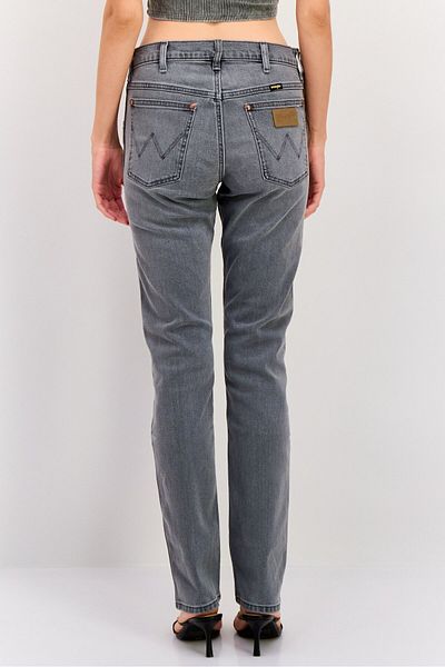 WRANGLER Women Slim Fit High Rise Straight Leg Jeans, Grey