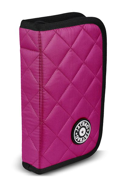 Jacbag Cover Soft-Hard Cover Quilted Pencil Case with Bookmark