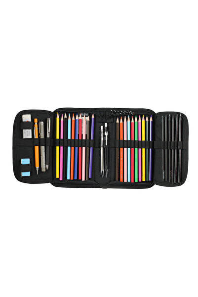 Jacbag Cover Soft-Hard Cover Quilted Pencil Case with Bookmark