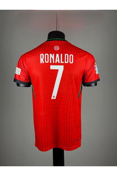 ANDREAM Portugal Ronaldo Red 24-25 Adults Soccer Jersey