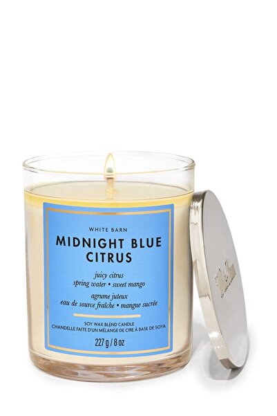 Bath & Body Works Midnight Blue Citrus  Orta Boy Mum 227 g