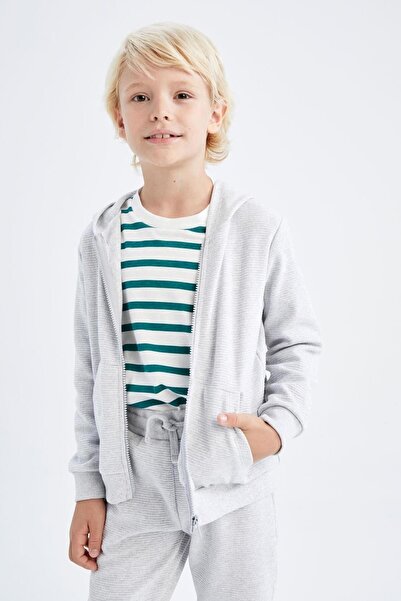 DeFacto T7468a6 Knitted Erkek Çocuk Sweatshirt
