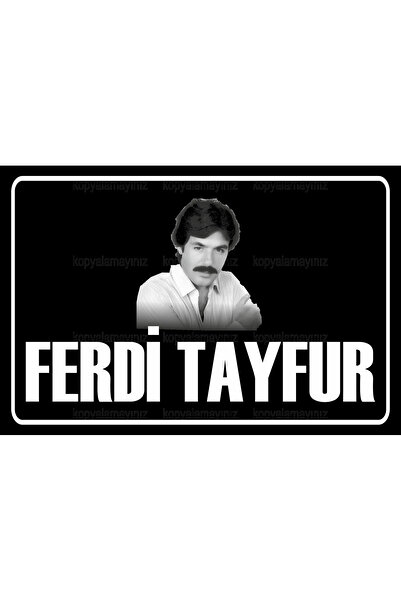 Hayat Poster ferdi tayfur arabesk müzik plaka tabela ev dekorasyon tablo retro ahşap poster