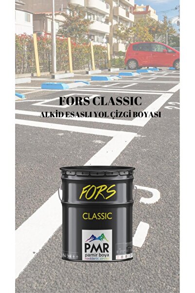 PMR Pamir Boya Renklerin Zirvesi Fors Classic Alkid Reçine Esaslı Yol Çizgi B...