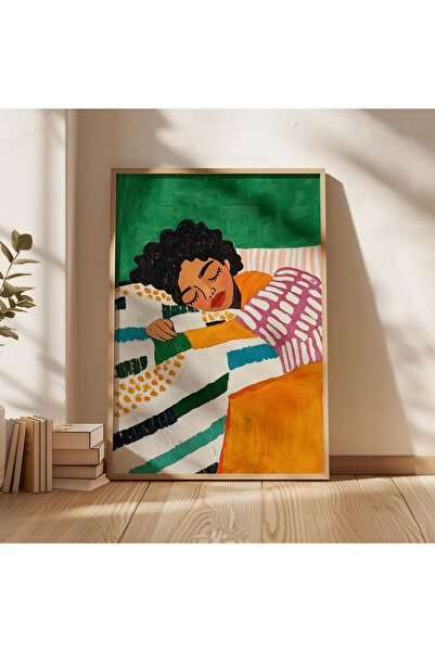 woodhomeworks Tek Bohem Tablo Salon Ofis Dekor Ttk