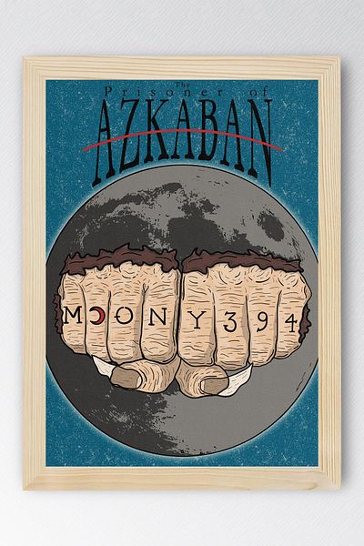 Saturn Harry Potter and the Prisoner of Azkaban Framed Painting - Movie Poster Painting