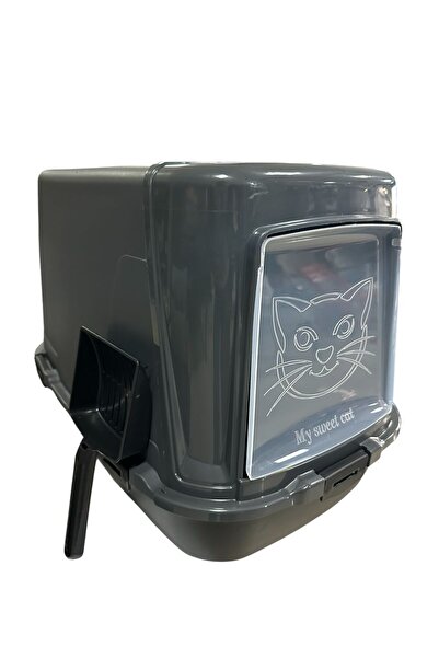 RETRO ART Xxl Kapalı Kedi Tuvaleti + Kürek Hediyeli