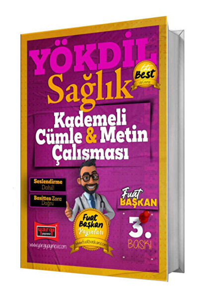 Yargı Yayınları Yargı Yayınları 2025 YÖKDİL Sağlık Kademeli Cümle & Metin Çal...