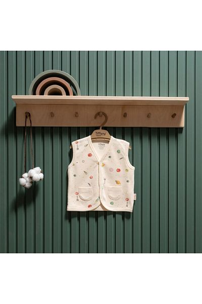 Tiffany Ecru Colored Organic Space Vest - Baby Baby 44005