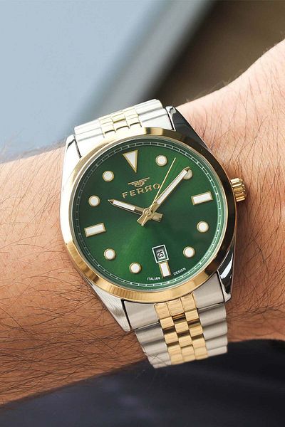 FERRO F11567D6 Men's Watch with Steel Band