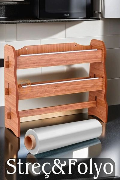 sweenhome 3 Layer Wood Foil and Stretch Film Cutter Stretch 33cm