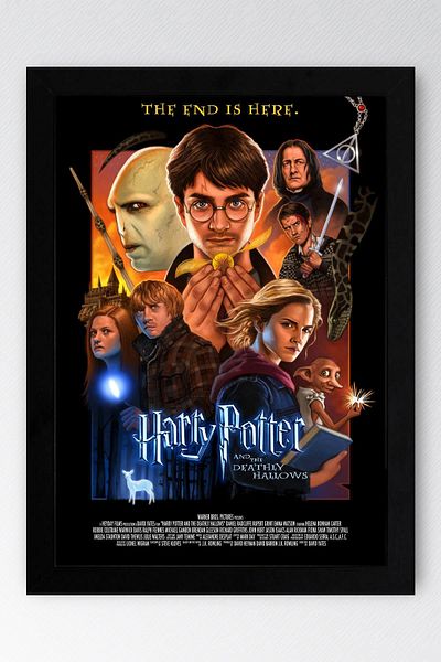Saturn Pictură înrămată Harry Potter și Relikviile Morții - Pictură poster film