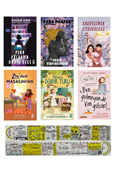 Genç Timaş 7. Sınıf 6 Kitap Set-Pera Palasta Onbir Gece-Kara Panter-Kardeşimi...