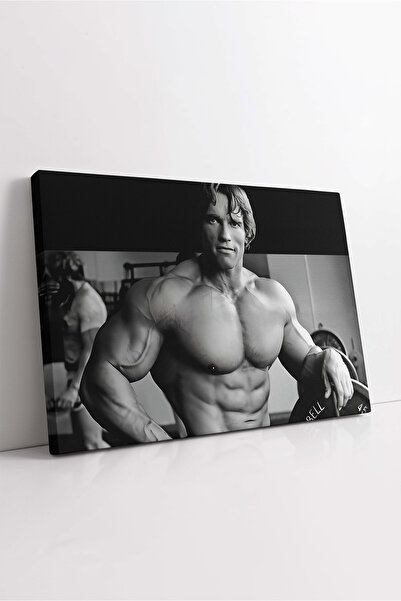 KOSS Dijital Arnold Schwarzenegger Culturism Motivație Sală de sport Ring de box Pictură orizontală pe pânză
