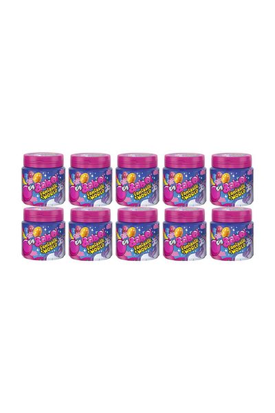 Big Babol Fantastic World Strawberry, Banana and Blueberry Flavored Chewing Gum 90 Gr X 10 Pieces