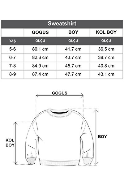 zepkids Момичешки суичър с кръгло деколте и дълъг ръкав с бродирани сърца в цвят кармеланж