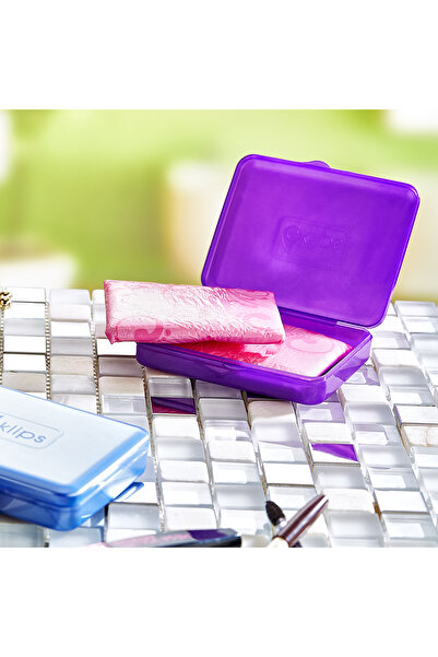 5DM Çanta Içi Hijyenik Gizli Kilit Kapaklı Ped Saklama Taşıma Kutusu