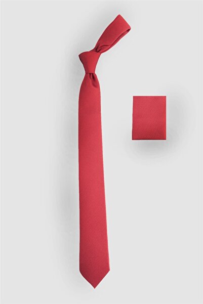 Tudors Plain Men's Tie with Pocket Handkerchief