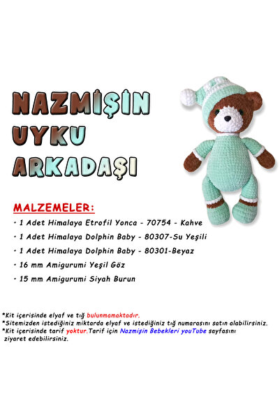 hobimon Nazmişin Uyku Arkadaşı Amigurumi Kiti