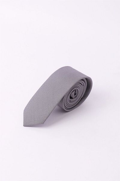 Tudors Self-Patterned Plain Men's Gray Tie