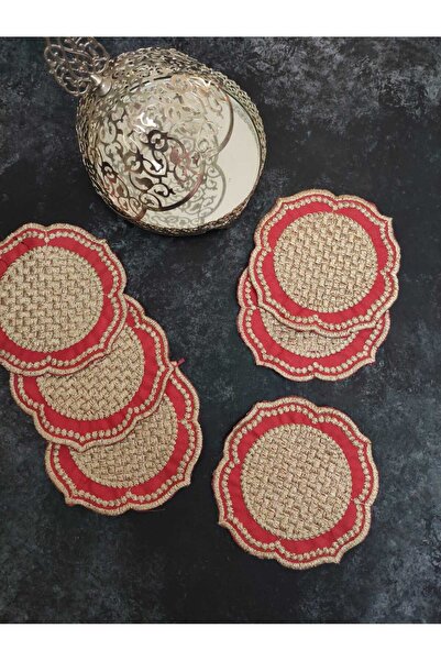 Çt Çeyizci Tekstil منديل العرض، منديل الكوكتيل، حامل العرض الجانبي للقهوة، ال...