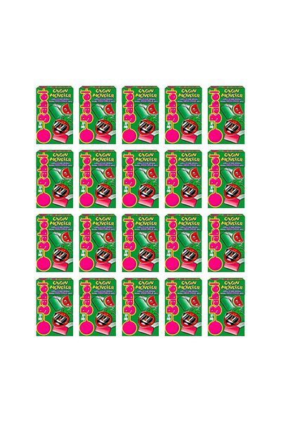 Big Babol Crazy Fruits Watermelon and Strawberry Flavored Mega Dragee Chewing Gum 36 Gr X 20 Pieces