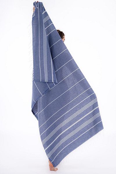Akaystore 100% βαμβακερό ριγέ μπάνιο Spa Peshtemal |   Πετσέτα παραλίας