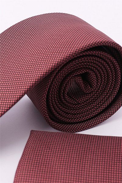 Tudors Plain Men's Tie with Pocket Handkerchief