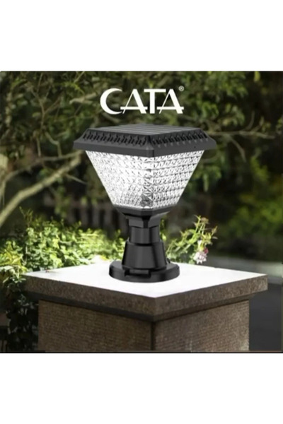 Cata 30w Solar Set Üstü Bahçe Armatürü 6500k Beyaz Işık