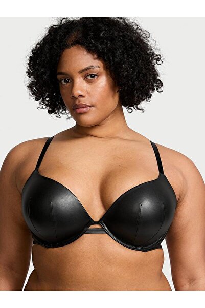 Victoria's Secret Deri Görünümlü Push-Up Sütyen
