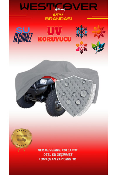 WestCover Cfmoto CF450 ATR-EPS ATV SU GEÇİRMEZ BRANDASI -GRİ